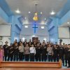 Jaga Kondusivitas Pasca Aksi Demo, Kapolsek Panipahan Gelar Cooling System dan Sambangi Jemaat Gereja HKBP
