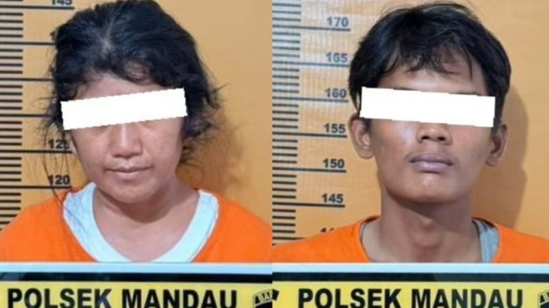 Bukannya Kompak Bangun Rumah Tangga, Pasutri di Mandau Malah Kompak Bobol Kotak Amal Masjid