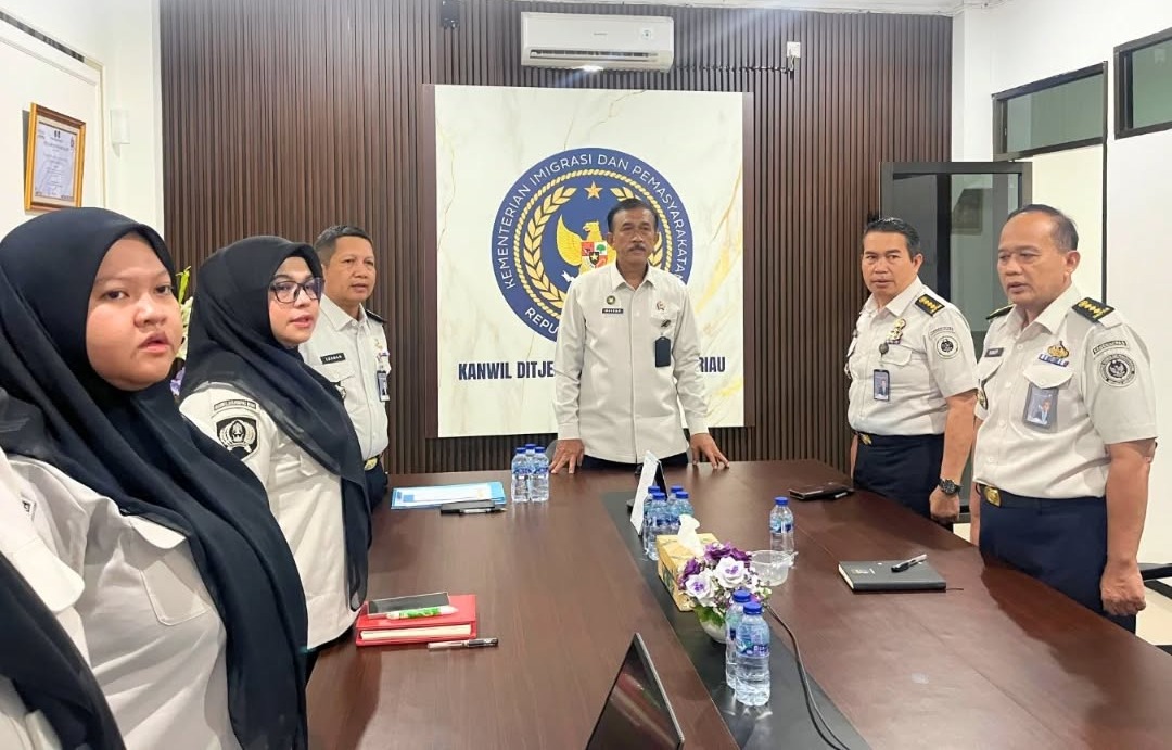 Wujudkan Pelayanan Bersih, Kakanwil Kemenimipas Riau Ikuti Evaluasi Zona Integritas 2026