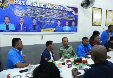 Sinergi Membangun Daerah, KNPI Inhil Gelar Kopi Morning Bersama Bupati dan Kejari