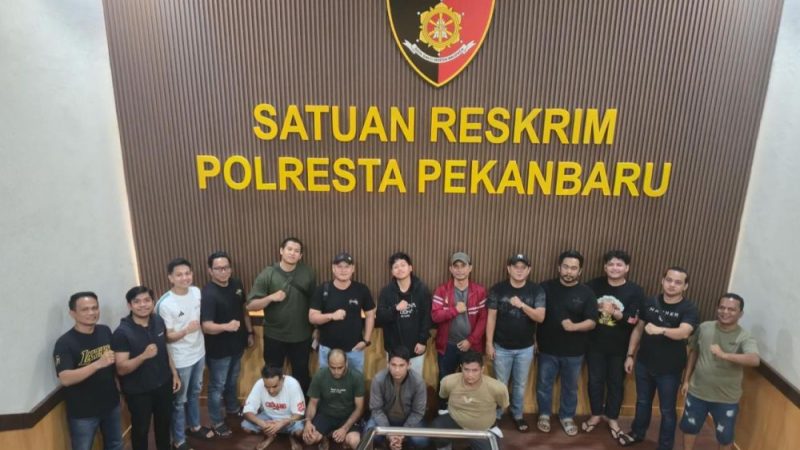 Polisi Ringkus Komplotan Debt Collector Penganiaya Korban di Pekanbaru, Polda Riau: Tidak Ada Ruang Bagi Premanisme!