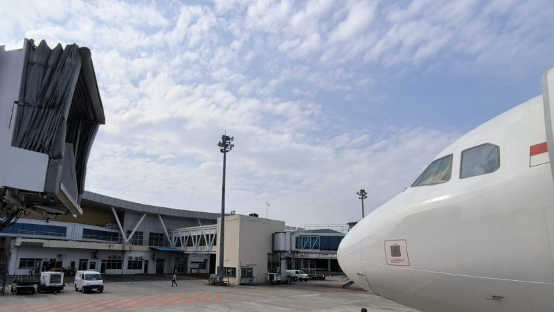 Libur Panjang, Penumpang di Bandara SSK II Pekanbaru Tetap Normal