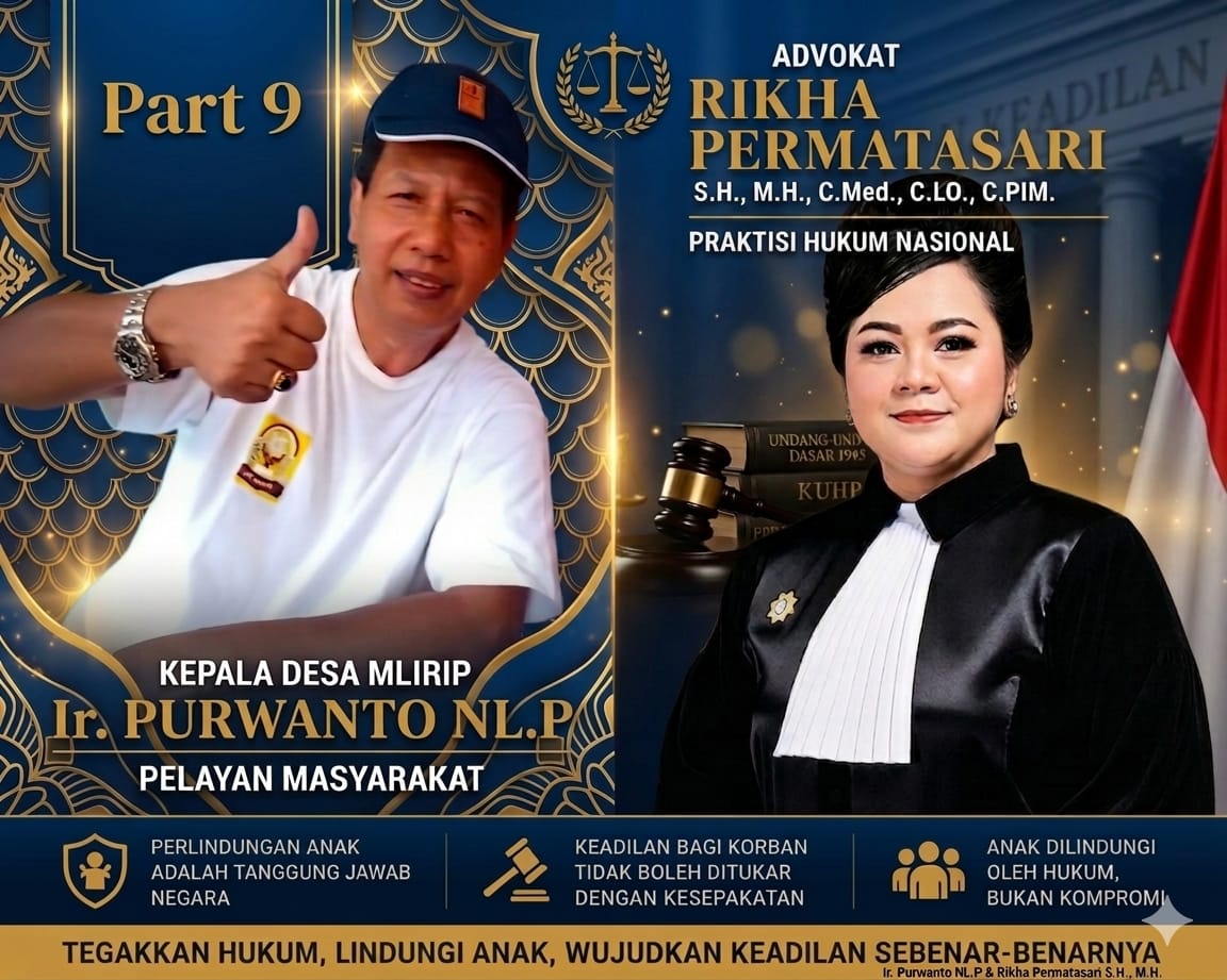 Konflik Pandangan Kades vs Advokat, Masyarakat Mojokerto Desak APH Tegakkan Keadilan dalam Kasus Pencabulan Anak