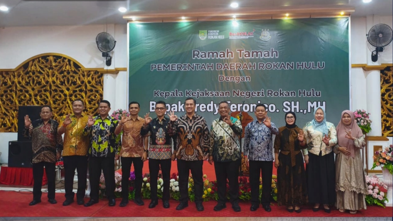 Sinergi Penegakan Hukum, Kalapas Pasir Pangarayan Hadiri Ramah Tamah Kajari Rokan Hulu Baru