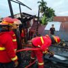 Kebakaran Hebohkan Warga Banuaran Nan XX Lubeg, Gudang Lantai Dua Hangus Dilalap Api