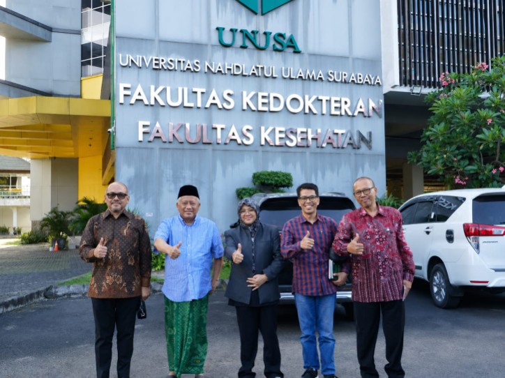 Perkuat Sektor Pendidikan, Bupati Siak Dr Afni Zulkifli Sambangi Kampus UNUSA Surabaya