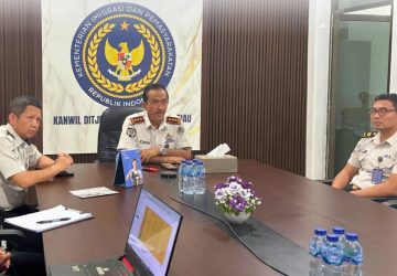 Dukung Kesejahteraan Pegawai, Kanwil Ditjenpas Riau Ikuti Launching Rumah ASN Kemenimipas