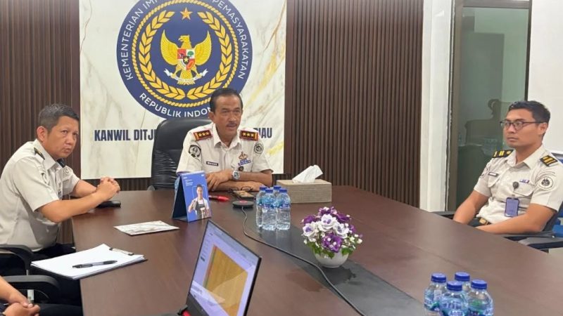 Dukung Kesejahteraan Pegawai, Kanwil Ditjenpas Riau Ikuti Launching Rumah ASN Kemenimipas