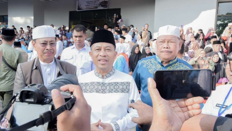 Lepas 399 Calon Jamaah Haji, Wabup Bagus Santoso: Jaga Kesehatan dan Nama Baik Bengkalis