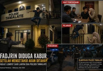 Manfaatkan Celah Pengawasan, Terduga Pelaku Kejahatan Kabur Lompat dari Lantai Dua Polsek Tamalate