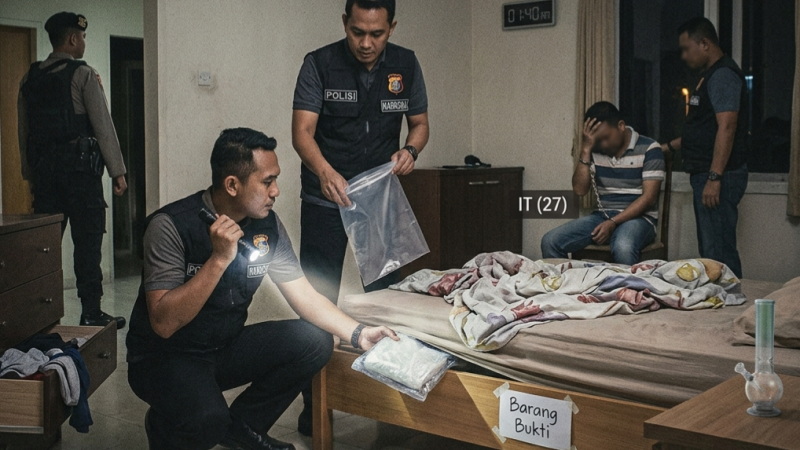 Hasil Pengembangan Kasus, Satresnarkoba Polres Bengkalis Ringkus Pemilik Sabu di Mandau