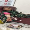 TNI Respons Cepat, Prajurit Yonif 141/AYJP Donorkan Darah untuk Pasien Pendarahan di RSUD Dr.H.M. Rabain