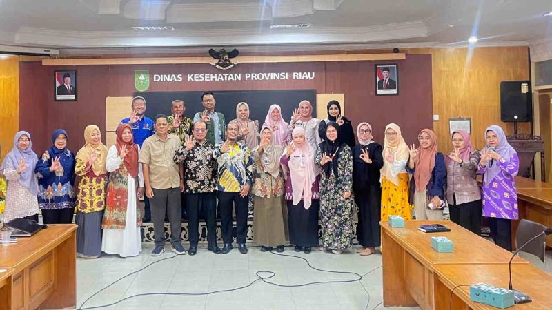 Kejar Target Nasional, Diskes Riau Gandeng Perguruan Tinggi Perluas Program Cek Kesehatan Gratis