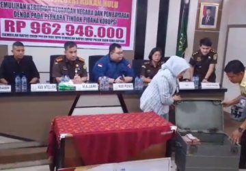 Kejari Rohul Pulihkan Kerugian Negara Rp862 Juta Kasus Korupsi BOSP SMAN 1 Ujung Batu