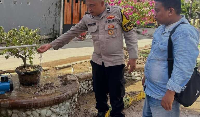 Atasi Krisis Air Pascabencana, Polsek Nanggalo Hadirkan Sumur Bor Gratis Bagi Puluhan KK di Padang