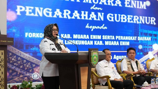 Bupati Edison Jalani Proses Hukum, Gubernur Sumsel Tunjuk Wabup Sumarni Jadi Plt Bupati Muara Enim