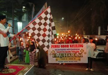 Lautan Cahaya di Bumi Serasan Sekundang, Ratusan Warga Muara Enim Gelar Pawai Obor Sambut 1 Muharram