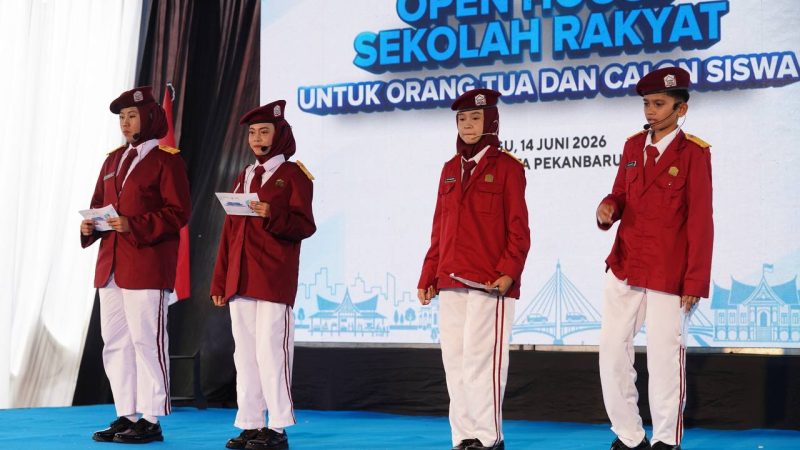 Putus Rantai Kemiskinan Lewat Pendidikan, Tiga Sekolah Rakyat Kemensos di Riau Tampung 225 Siswa