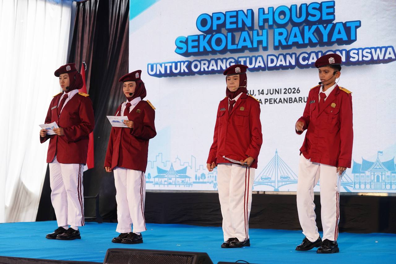 Putus Rantai Kemiskinan Lewat Pendidikan, Tiga Sekolah Rakyat Kemensos di Riau Tampung 225 Siswa
