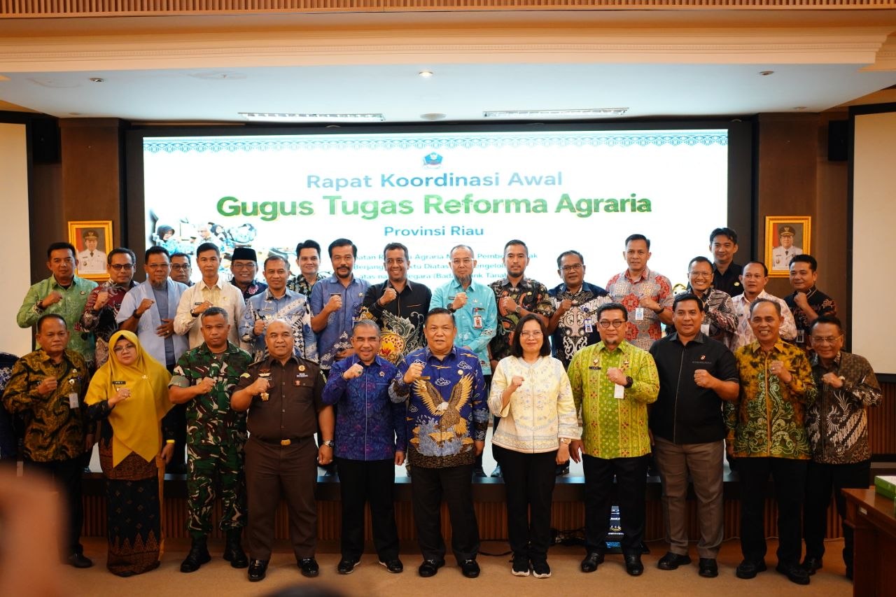 Sinergi Lintas Sektor, Plt Gubernur Riau Tegaskan Komitmen Tuntaskan Konflik Pertanahan