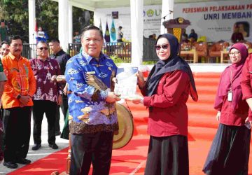 Plt Gubri Titip Empat Program Prioritas Daerah, Mahasiswa Kukerta Unri Sosialisasi Cegah Karhutla