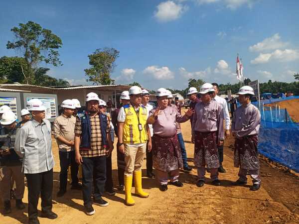 Plt Gubri SF Hariyanto Tinjau Progres Sekolah Rakyat di Kuansing, Target Rampung Agustus 2026
