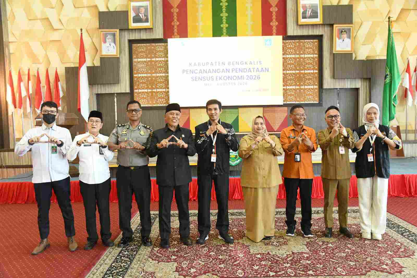 Canangkan Sensus Ekonomi 2026, Bupati Kasmarni Ajak Warga Bengkalis Sukseskan Pendataan