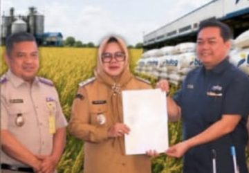 Jaga Stabilitas Harga Gabah, Pemkab Muara Enim Hibahkan Lahan 3 Hektare untuk Gudang Bulog