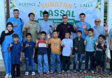 Wujud Nyata CSR, PT Kerinci Merangin Hidro Gelar Khitan Massal Gratis untuk 50 Anak