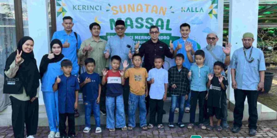 Wujud Nyata CSR, PT Kerinci Merangin Hidro Gelar Khitan Massal Gratis untuk 50 Anak