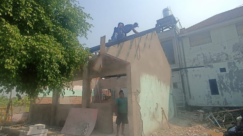 Abaikan K3 di Proyek TKNP II Gedeg, Disdik Mojokerto dan Kontraktor Diduga Lalai Lindungi Pekerja