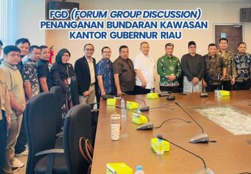 PUPR-PKPP Riau Gelar FGD Penataan Ulang Bundaran Kantor Gubernur dan Tugu Zapin