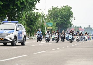 Bupati Bengkalis Lepas Pawai dan Pembagian Hadiah Gebyar Scooter Lancang Kuning Ke-16 Tahun 2026