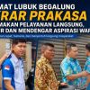 Camat Lubuk Begalung Ikrar Prakasa Utamakan Pelayanan Langsung, Hadir Mendengar Aspirasi Warga