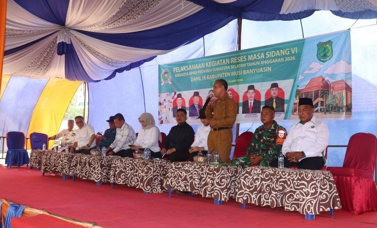 Kecamatan Sungai Keruh Fasilitasi Reses Dapil IX DPRD Sumsel, Serap Aspirasi Warga