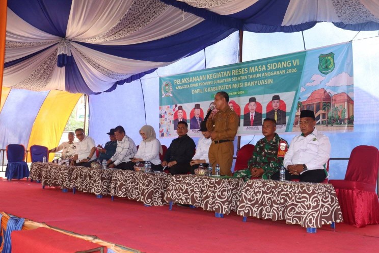 Kecamatan Sungai Keruh Fasilitasi Reses Dapil IX DPRD Sumsel, Serap Aspirasi Warga