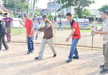 Sempena Hari Jadi Ke-514 Bengkalis, Bupati Resmi Buka Lomba Permainan Anak Negeri