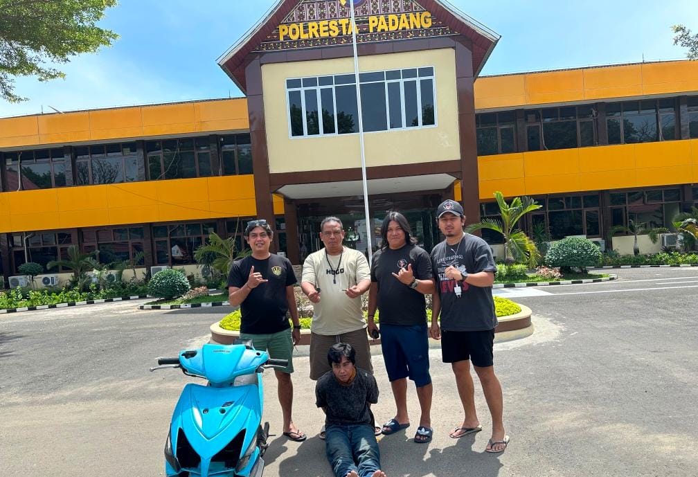 Nyamar Jadi Pembeli, Polresta Padang Jebak Pelaku Curanmor asal Solok
