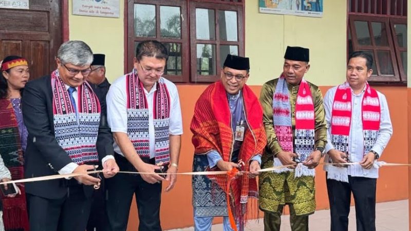 Sinergi Bangun SDM, Sekda Rohil Resmikan Gedung Baru SD Advent Bangko Kiri