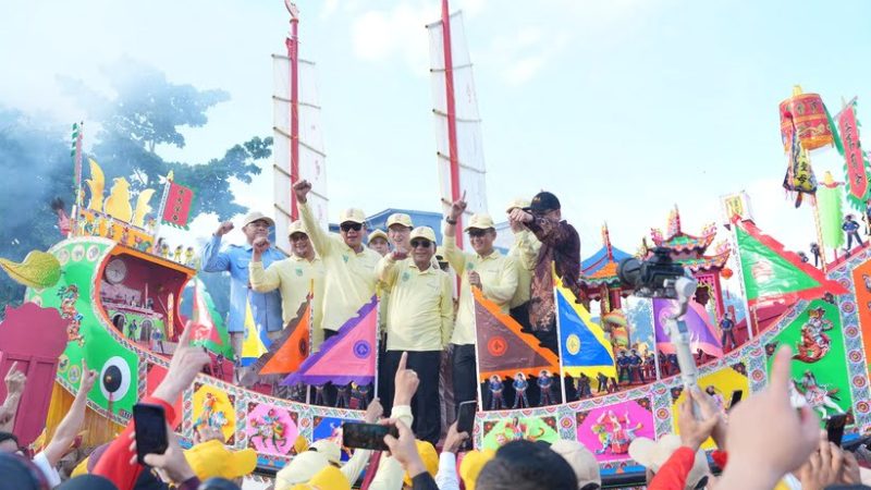 Meriahkan Bakar Tongkang 2026, Bupati H. Bistamam Resmikan Bazar Festival Ekraf Pesona Boapi