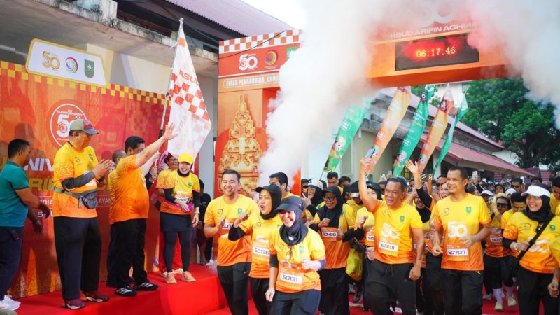 Usia Emas RSUD Arifin Achmad: Ditutup dengan Fun Run 5K, Manajemen Tegaskan Komitmen Layanan Unggul