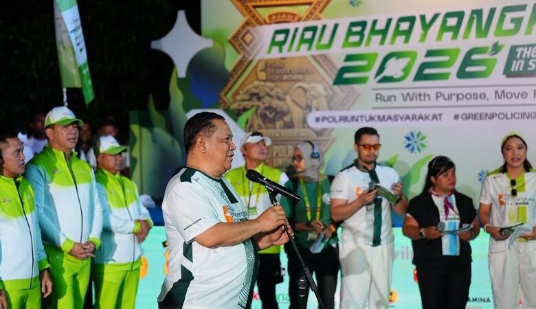 Sinergi Kuat Pemprov dan Polda, Riau Bhayangkara Run 2026 Gelorakan Semangat Melawan Karhutla
