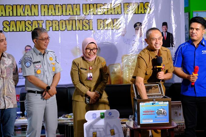 Samsat Riau Undi Hadiah Emas Tahap II, Ini Daftar Wajib Pajak yang Beruntung
