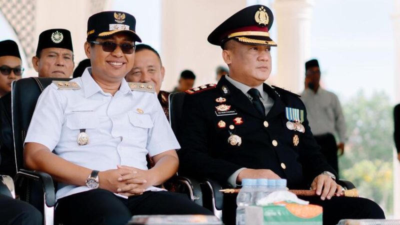 Hadiri Upacara Hari Bhayangkara ke-80, Wabup Jhony Charles Apresiasi Kinerja Polres Rohil