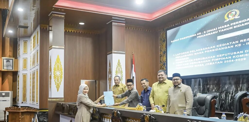 DPRD Pekanbaru Sahkan Perda PSPD, Resmi Tambah Dinas Pariwisata-Ekraf dan Perikanan-Peternakan