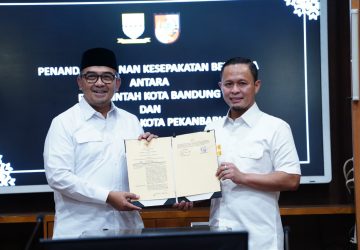 Akselerasi Pembangunan, Pemko Pekanbaru dan Pemkot Bandung Resmi Jalin Kerja Sama Strategis