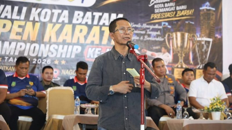 Buka Wali Kota Batam Open Karate II, Amsakar Achmad Beberkan 4 Pilar Cetak Atlet Berprestasi