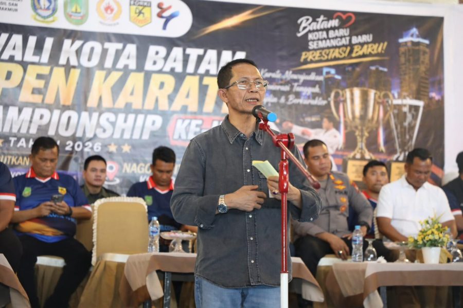 Buka Wali Kota Batam Open Karate II, Amsakar Achmad Beberkan 4 Pilar Cetak Atlet Berprestasi