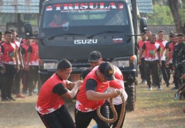 Semarakkan HUT RI ke-81, Yonif 141/AYJP Gelar Lomba Tradisional Bersama Prajurit dan Keluarga