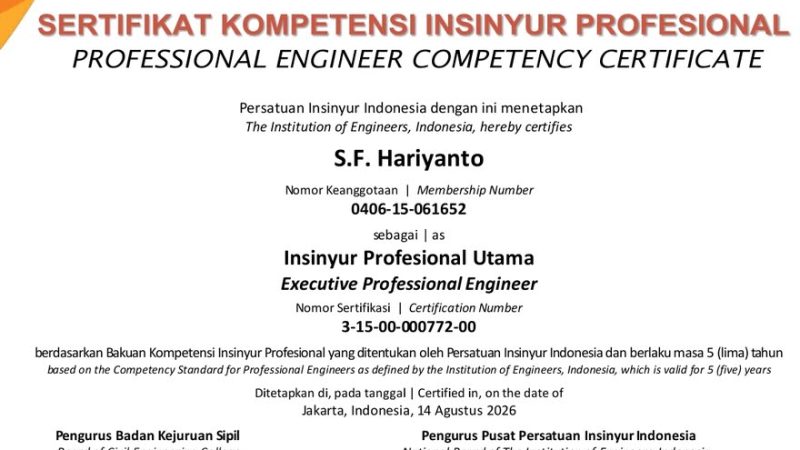 Cetak Sejarah, SF Hariyanto Jadi Kepala Daerah Pertama di Indonesia Raih Predikat IPU